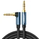 Кабель аудіо Ugreen AV112 AUX 3.5 mm 1.5m Чорний (60180) - зображення 1