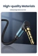 Кабель аудіо Ugreen AV112 AUX 3.5 mm 1.5m Чорний (60180) - зображення 4