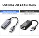 Мережевий адаптер 1000Mbps UGREEN USB 3.0 to RJ-45 Grey (50922) - зображення 11