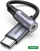 Переходник USB Type-C to 3.5 mm Ugreen AV161 с DAC chip аудиоадаптер для наушников Space Grey (80154) - изображение 2