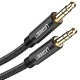 Кабель Audio Ugreen AV112 AUX 3.5 to 3.5 mm 2m Чорний (10687) - зображення 1