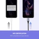 Переходник кабель Ugreen US211 MFI Lightning to 3.5 mm для наушников Black - изображение 6