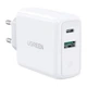 Зарядний пристрій 36w Ugreen CD170 PD3.0 Type-C/USB Білий (60468) - зображення 1