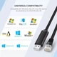 Кабель USB to RJ45 Ugreen CM204 Adapter for Cisco Router 1.5m Black (50773) - изображение 7