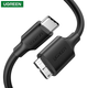 Кабель USB-C to micro USB-B UGREEN US312 PVC 1м Black (20103) - изображение 2