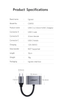 Адаптер AUDIO перехідник 2в1 Ugreen CM193 USB Type-C mini Jack 3.5mm Чорний (70606) - зображення 10