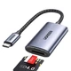 Кардридер USB-C 2 in 1 UGREEN CM401 Card Reader Type-C to SD/TF 4.0 Grey (15251) - зображення 1