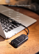 Внешняя звуковая карта USB UGREEN CM129 с регулятором громкости Black (40964) - изображение 5