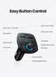 Автомобільний зарядний пристрій UGREEN CD229 для телефона Bluetooth FM Transmitter Black (80910) - зображення 4
