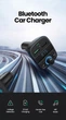 Автомобільний зарядний пристрій UGREEN CD229 для телефона Bluetooth FM Transmitter Black (80910) - зображення 5