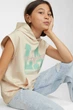Худи детское H&M 060984573 158-164 см Бежевый/LA (6666000264596) - изображение 3