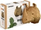 3D пазл-конструктор настенный Cartonic 3D Puzzle Rhino Картонный (CWRHINO) - изображение 2