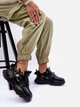 Sneakersy damskie na wysokiej platformie GOE MM2N4014 38 Czarne (5905677886580) - obraz 3