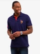 Поло довге чоловіче U.S. Polo Assn 113046-8800A 2XL Синє (786667113733) - зображення 1