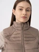 Теплий жилет 4F Vest F072 4FAW23TVESF072-82S L Коричневий (5904698480647) - изображение 3