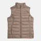 Теплий жилет 4F Vest F072 4FAW23TVESF072-82S L Коричневий (5904698480647) - изображение 4