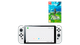 Набор Консоль Nintendo Switch OLED Model HEG-001 64GB White Б/У + Игра The Legend of Zelda Breath of The Wild Русская Озвучка - изображение 2