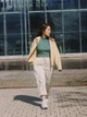 Куртка демисезонная короткая женская Uniqlo 168183348 L Желтая (1159789465) - изображение 4