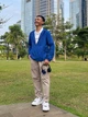 Ветровка мужская Uniqlo 96606842 3XL Синяя (1159789457) - изображение 10