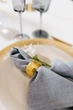 Кольца для салфеток REMY-DECOR золотые Канны набор 14 шт. металлических колец для ресторанов кафе и дома - изображение 4