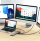 Хаб Док станция Deepfox-2003U2 12 в 1 USB Type-C концентратор для ноутбука 12 портов - изображение 4