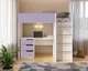 Дитяча спальня BED-Room 3 Viorina-Deko Білий/Лаванда (ліжко-кімната/письмовий стіл) (ЛДСП/ПВХ) - зображення 1