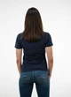 Футболка жіноча BOSS RELAXED-FIT T-SHIRT IN COTTON JERSEY WITH LOGO B-1076NV S - зображення 6