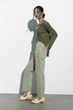Джинсы Zara 6164/023/506 38 Хаки - изображение 3