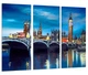 Модульная картина из 3 частей в гостиную спальню Лондон Art-120_XXL 100х150 см - изображение 1