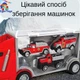 Іграшкова машинка трейлер автовоз з пожежним спецтраспортом 3 шт Ari&Ana - зображення 2