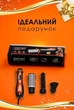 Фен - стайлер для волос вращающаяся расчёска для волос Gemei GM 4828 мультистайлер для укладки волос с 3 насадками - изображение 4
