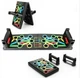 Доска для віджимань Push Up Rack Board W-001 Компактний тренажер для домашнього фітнесу із 14 позиціями упорів та антискользящими поверхнями (W-001_218) - зображення 4