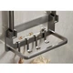 Полка Nest Sunny Полка прямая откидная Графит с крючками 28,3*22*10,5 арт 37080 - изображение 7