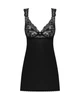 Сексуальная сорочка бебидолл и стринги Obsessive Donna Dream babydoll Черная M/L - изображение 5