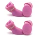 Обувь для собак резиновая "Daddy" Pink 43 x 33 мм Size S - изображение 1