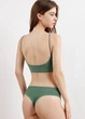 Эластичный комплект белья в рубчике Perfectly No Brand 973-46-48 Зеленый XL (46-48) - изображение 2