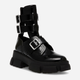 Жіночі ботильйони Steve Madden Tiedup Bootie SM11002723-001 39 24.6 см Чорні (8720857174700) - зображення 2