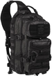 Рюкзак однолямочный Sturm Mil-Tec Tactical Black One Strap Assault Pack Large [019] Black (14059288) (2000980449576) - изображение 1