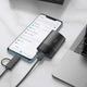 Портативний Зовнішній диск SSD Флеш-накопичувач Hoco UD12 Type C+USB | 128GB | Type-C, 400-450MB/s, OTG | Чорний - зображення 6