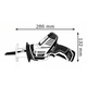Акумуляторна шабельна пилка Bosch GSA 12V-14 Professional (Без АКБ і ЗУ) (060164L902) - зображення 4