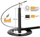 Скакалка швидкісна 4yourhealth Jump Rope Premium 3м металева на підшипниках 0200 Блакитна - изображение 7
