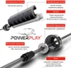 Скакалка швидкісна PowerPlay 4210 Чорна - изображение 3