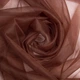 Тканина фатін євро 300 см 15 г/м2 фатин легка декоративна для суконь, костюмів, декору V-H50 коричневий м.п. - зображення 1