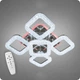 Люстра светодиодная 517 Dlight 3color с пультом 65Вт Хром (01838) - изображение 2