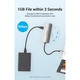 Док-станция Vention TODHB USB3.1 Type-C-HDMI/USB 3.0x3/PD 100W Hub 5-in-1 - изображение 6