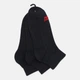 Набор женских носков коротких хлопковых Levi's Mid Cut Batwing Logo Recycled Cotton 3P 701224673-001 коттон 35-38 3 пары Black (8720245507158) - изображение 1