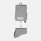 Набор мужских носков высоких хлопковых Набор носков Levi's Regular Cut Batwing Recycled Cotton 3P 701224674-003 коттон 39/42 3 пары Grey Combo (8720245507349) - изображение 2