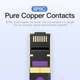 Патч Корд Мережевий Кабель LAN Vention Cat7 Ethernet UFTP Flat Patch Cable RJ45-RJ45 | до 10 Гбіт/с | 10м | Чорний - зображення 8