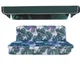 Комплект подушок для гойдалки eGarden Orchid 170x110x6 зелений тент 120x200 - зображення 1