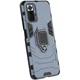 Ударопрочный чехол Transformer Ring for Magnet для Xiaomi Redmi Note 10 Pro / 10 Pro Max Серый / Metal slate Без бренда - изображение 1